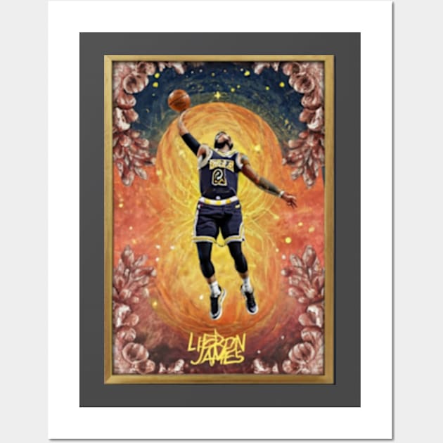 LeBron james Wall Art by TshirtMA